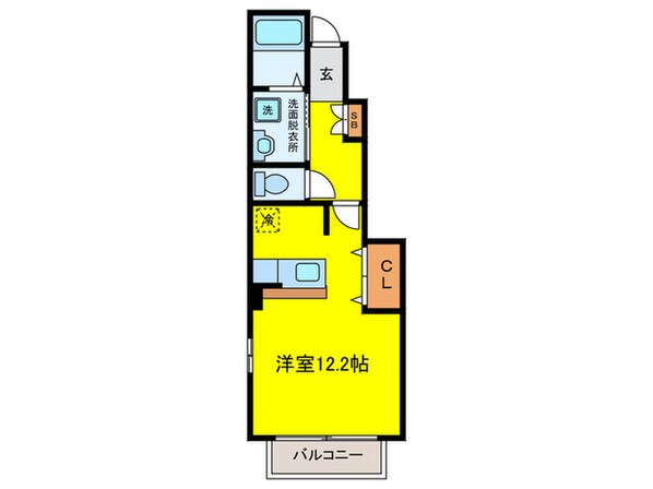 サニ－クレ－ルＢ棟の物件間取画像